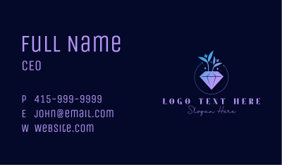 Crystal Daimond Gem Business Card Image Preview