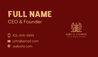 Judiciary Prosecutor Courthouse Business Card Design