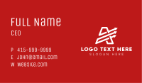 Business Arrow Letter A Business Card Image Preview