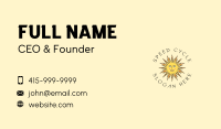 Happy Sun Rays Business Card Image Preview