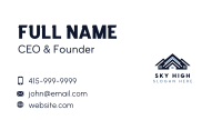 Roof Contractor Roofing Business Card Design