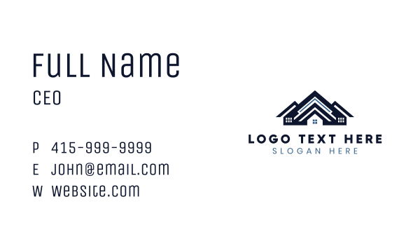 Roof Contractor Roofing Business Card Design Image Preview