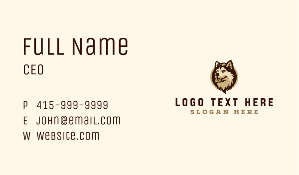 Animal Dog Canine Business Card Design Image Preview