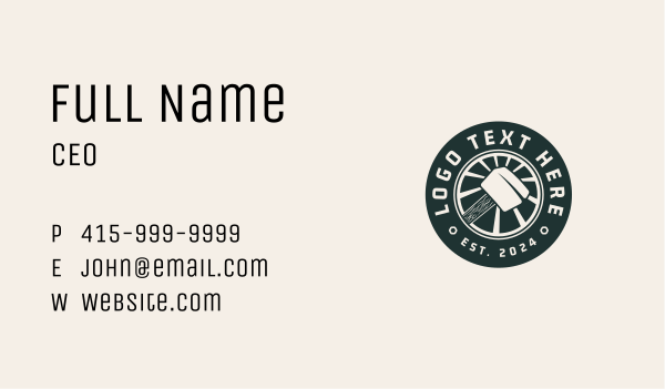 Hammer Mallet Carpentry Business Card Design Image Preview