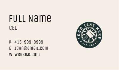 Hammer Mallet Carpentry Business Card Image Preview