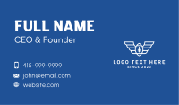 White American Football Wings Business Card Image Preview