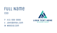 Triangle Business Firm Business Card Image Preview