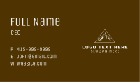 Triangle Mountain Sun Business Card Image Preview