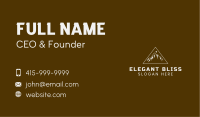 Triangle Mountain Sun Business Card Image Preview