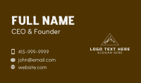 Triangle Mountain Sun Business Card Image Preview