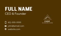 Triangle Mountain Sun Business Card Image Preview