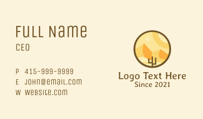 Desert Valley Badge Business Card Image Preview