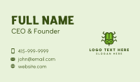 Green Dead Bug Business Card Image Preview