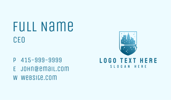 Urban City Pressure Wash Business Card Design Image Preview