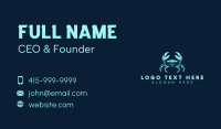 Sea Shellfish Crab Business Card Preview