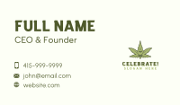 Marijuana Cannabis Weed Business Card Image Preview