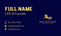 Running Stallion Horse Business Card Preview