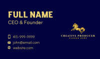 Running Stallion Horse Business Card Image Preview