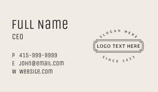 Classic Publishing Firm Business Card Design Image Preview