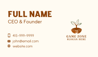 Soil Gardening Plant  Business Card Design