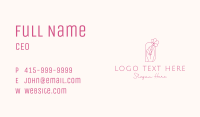 Nature Flower Hand Business Card Image Preview