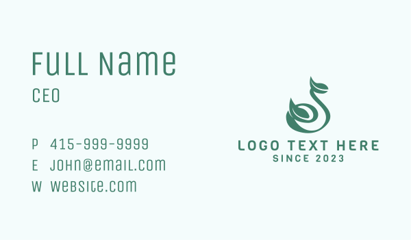 Produce Gardening Letter S  Business Card Design Image Preview
