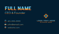 Sunlight Solar Energy Business Card Image Preview