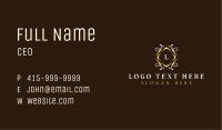 Luxury Floral Cosmetics Business Card Image Preview