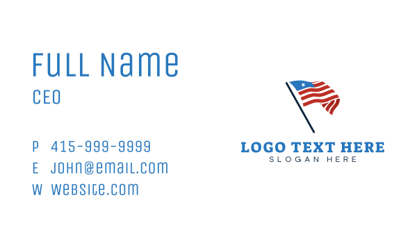 America Country Flag Business Card Design Image Preview