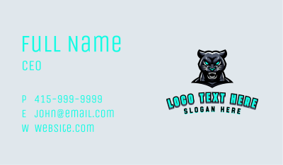 Wild Panther Gaming Business Card Image Preview