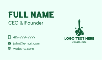 Natural Green Broom  Business Card Image Preview