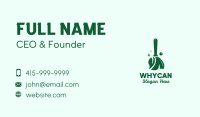 Natural Green Broom  Business Card Image Preview