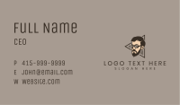 Hipster Man Sunglasses Business Card Image Preview