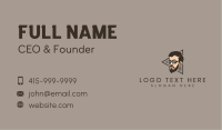 Hipster Man Sunglasses Business Card Image Preview