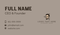 Hipster Man Sunglasses Business Card Preview