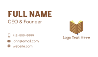  Crate Book Business Card Design