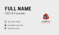 Abstract Corporate Cube Business Card Image Preview