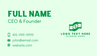 Green Cash Money Business Card Image Preview