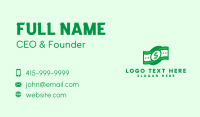 Green Cash Money Business Card Design