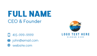 Tropical Beach Resort Island Business Card Image Preview