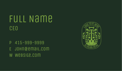 Plant Shovel Landscaping Business Card Image Preview