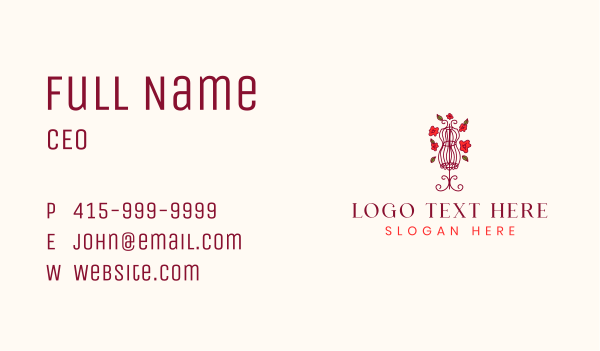 Stylish Boutique Dress Business Card Design Image Preview