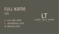Styling Cosmetics Brand Business Card Image Preview