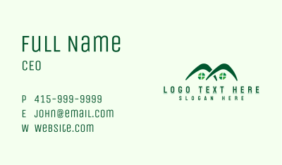 Organic Eco House Business Card Image Preview