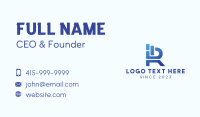 Corporate Letter R Business Card Design