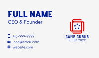 Ribbon Patriot Flag  Business Card Image Preview