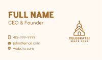Church Building Real Estate Business Card Image Preview
