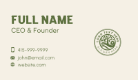 Tree Field Landscape Business Card Preview