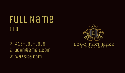 Crown Deluxe Royalty Business Card Image Preview
