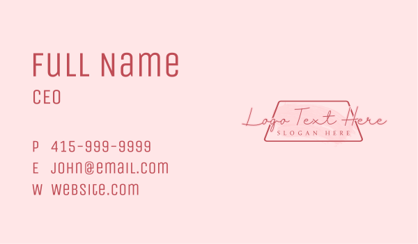Woman Cosmetics Fashion Business Card Design Image Preview